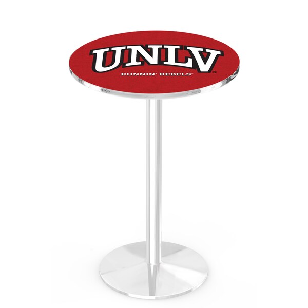 42" Chrome UNLV Pub Table